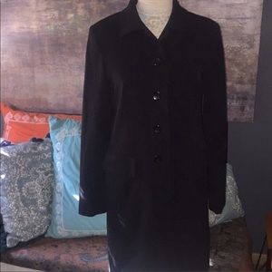 Black duster/ trench coat….